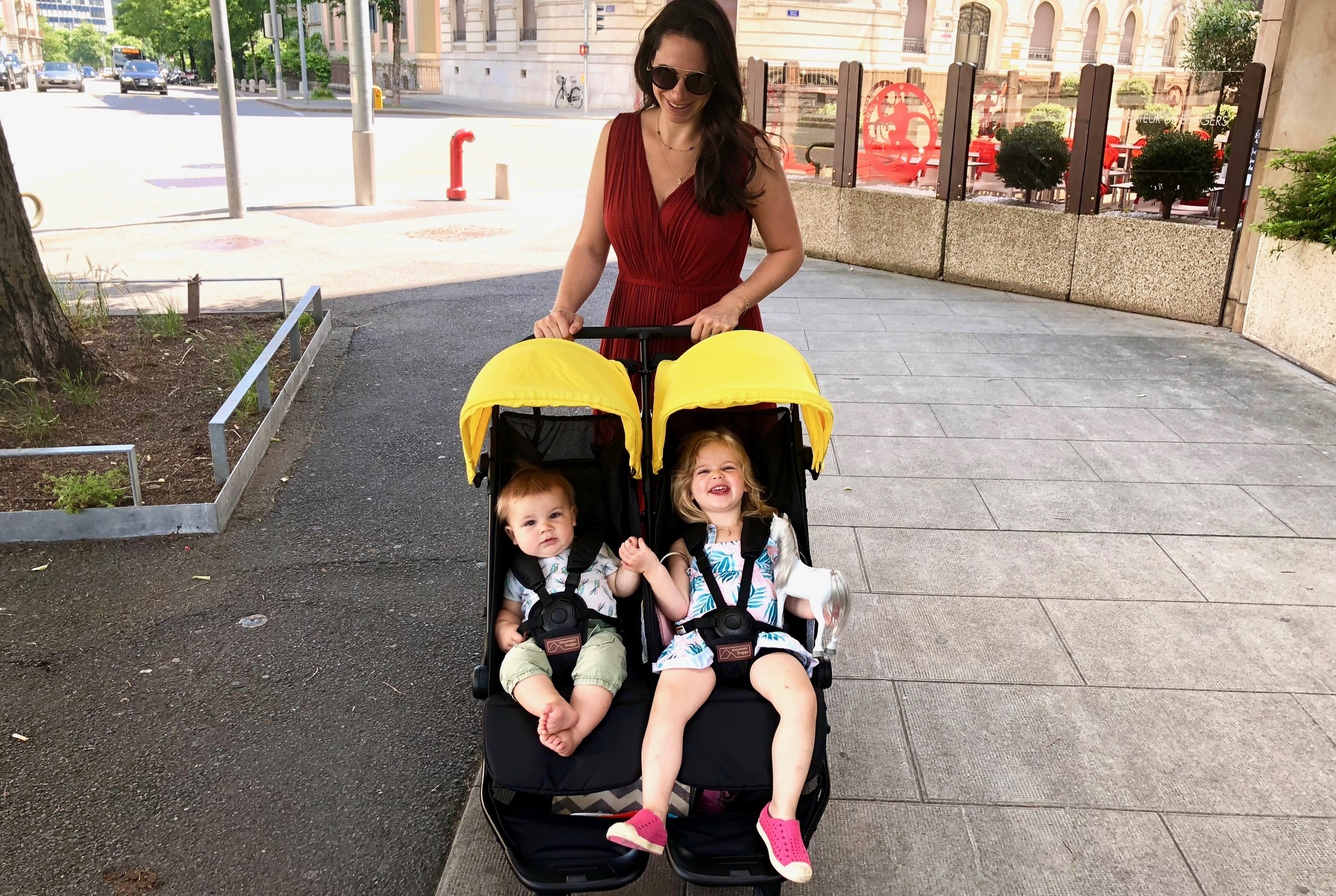 best double buggy for newborn and 3 year old